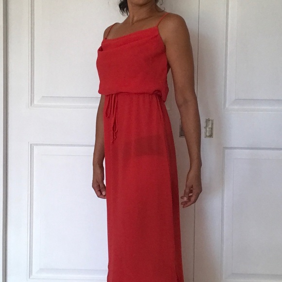 Vintage 70’s sheer red dress Roberta LTD 💃🏻 - Picture 2 of 11